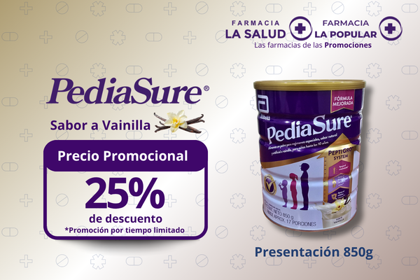 PEDIASURE VAINILLA X 850GR