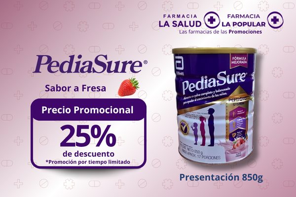 PEDIASURE FRESA X 850GR